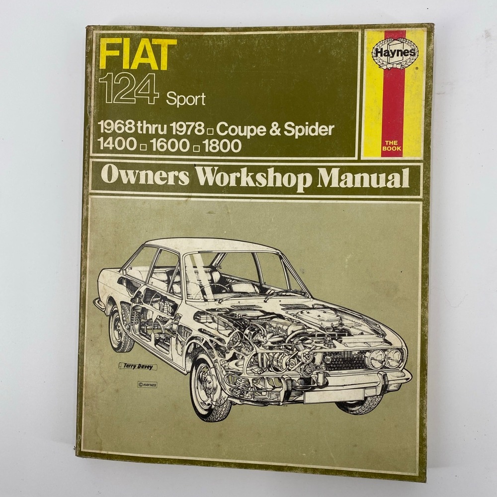 Haynes Fiat 124 Sport Owners Workshop Manual 1968-1978 Coupe Spider Green DIY